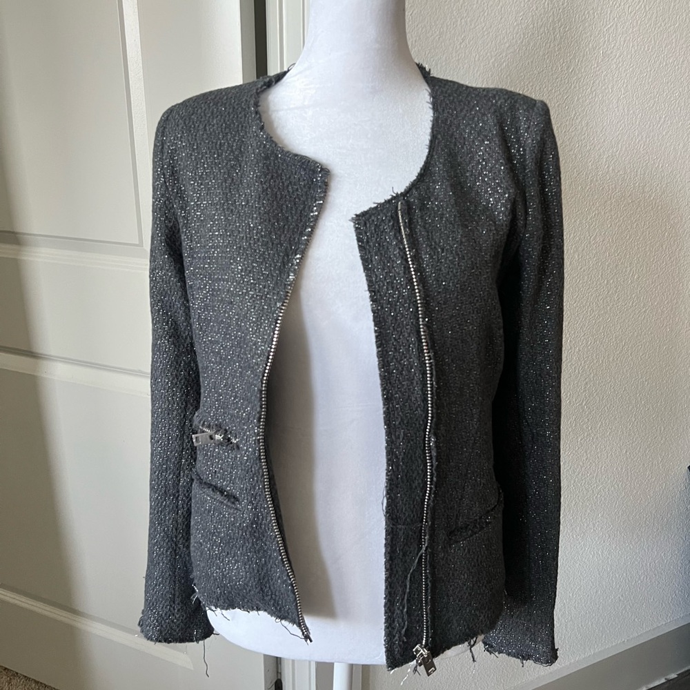 IRO Gray Silver Tailored Blazer